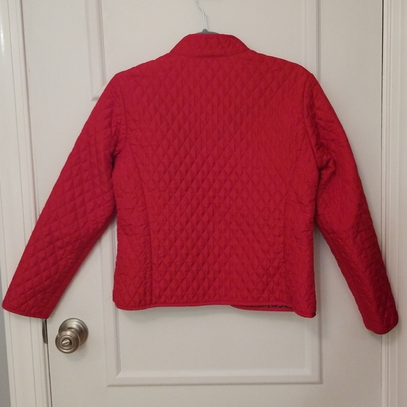 Briggs New York Red Quilted Jacket - Size PS - Picture 4 of 5
